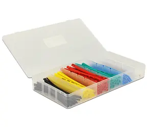 DeLock Set farbige Schrumpfschläuche / 100 Stück