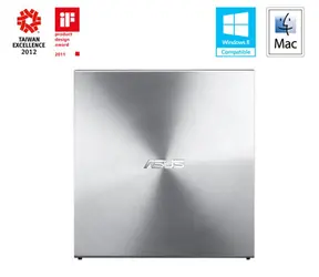 Asus DVD±RW-Brenner SDRW-08U5S-U Silber / Slim / USB 2.0 / Silber