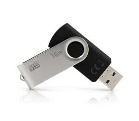 Goodram UTS3 16 GB schwarz / Flash-Disk / USB 3.0 / Lesen: 60 MB / Schreiben: 20 MB