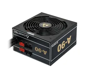 Chieftec Netzeil A-90-Serie GDP-650C / 650 W / 140-mm-Lüfter / aktiver PFC / modulare Kabel / 90PLUS Gold