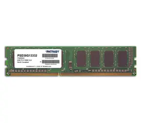 Patriot 8 GB (1 x 8 GB) 1333 MHz / DIMM / DDR3 / CL9 / Nicht-ECC / Ungepuffert / 1,5 V