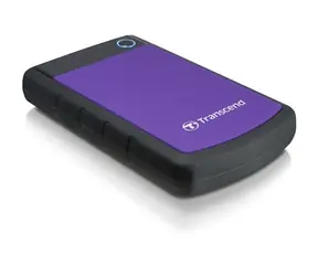 Transcend StoreJet 25H3P 4TB lila / externe Festplatte / 2,5" / USB 3.0 / stoßfest