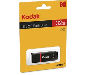 EMTEC K100 Kodak 32GB schwarz / FlashDisk / USB 2.0 / Lesen: 15MBs / Schreiben: 5MBs