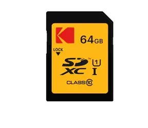 EMTEC Kodak SDXC 580X 64GB / Klasse 10 / UHS-I / U1 / Lesen: 85MBs / Schreiben: 20MBs / Geeignet für FullHD
