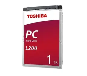 Toshiba L200 1 TB (Bulk) / 2,5 Zoll / 5.400 U/min / 128 MB Cache / SATA III / intern / MTTF 600 K / 2 Jahre / Bulk 
