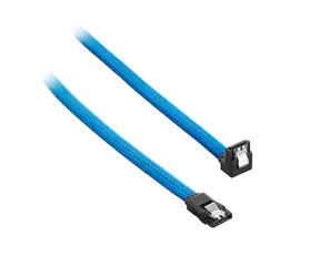 CableMod ModMesh rechtwinkliges SATA 3-Kabel 60 cm - Hellblau