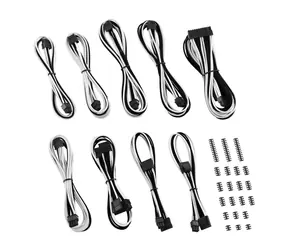 CableMod Classic ModMesh C-Series Kit für Corsair AXi & HXi & R - Schwarz-Weiß