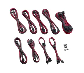 CableMod PRO ModMesh C-Series Kit für Corsair AXi & HXi & RM - Carbon-Rot
