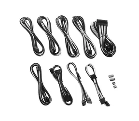CableMod PRO ModMesh RT-Series Kabelkits für Asus ROG & Seasonic - Schwarz-Weiß