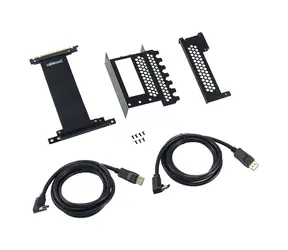CableMod Vertikale PCI-e-Halterung - 2 x DisplayPort Schwarz