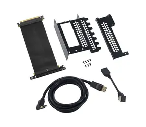 CableMod Vertikale PCI-e-Halterung - HDMI + DisplayPort schwarz