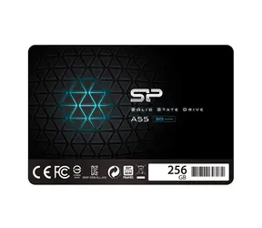 Silicon Power Ace A55 256 GB / Interne SSD / 2,5 Zoll / SATA III / Lesen: 550 MB / Schreiben: 450 MB / TLC