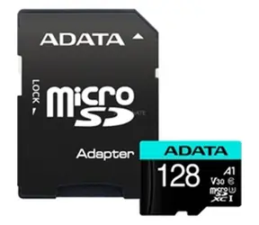 ADATA Premier Pro Micro SDXC-Karte 128 GB + Adapter / UHS-I / CLASS10 / R: 100 MB / W: 80 MB