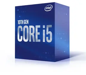 Intel Core i5-10400 bei 2,9 GHz / TB 4,3 GHz / 6C12T / 12 MB / UHD-Grafik 630/1200 / Comet Lake / 65 W