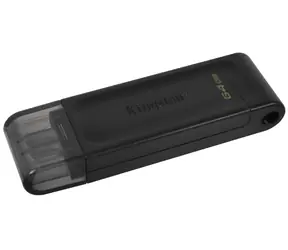 Kingston DataTraveler 70 64GB schwarz / Flash Disk / USB 3.2 Gen 1 - (USB-C 3.0)