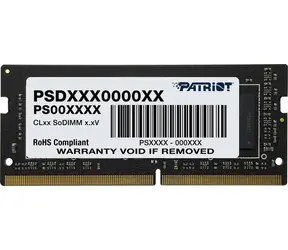 Patriot Signature 32 GB (1 x 32 GB) 3200 MHz / SO-DIMM / DDR4 / CL22 / ungepuffert / nicht ECC / 1,2 V