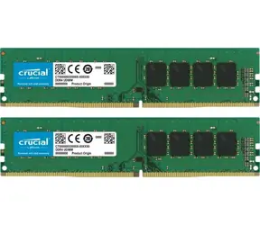 CRUCIAL 64 GB (2 x 32 GB) 3200 MHz / DDR4 / DIMM / PC4-25600 / CL22 / Nicht-ECC / Ungepuffert / DR x8 / 1,2 V