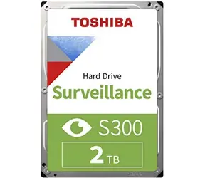 Toshiba S300 Surveillance 2 TB / Interne Festplatte / 3,5 Zoll / 128 MB Cache / 5400 U/min / SATA III 