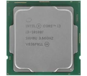 Intel Core i3-10100F bei 3,6 GHz - TRAY / TB 4,3 GHz / 4C8T / 6 MB / ohne VGA / 1200 / Comet Lake / 65 W