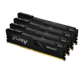 Kingston FURY Beast Black 128 GB (4X 32 GB) DDR4 3200 MHz / CL16 / DIMM / 1,35 V / Nicht-ECC / Nicht registriert 