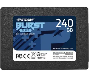 Patriot Burst Elite 240 GB / SSD / 2,5 Zoll / SATA III / QLC / R: 450 MB / B: 320 MB / Intern