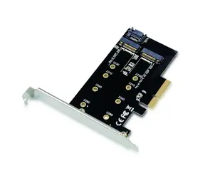 Conceptronic EMRICK04B / PCI Express / 2x M.2 SATA SSD 2280 / M Key / B Key / B+M Key