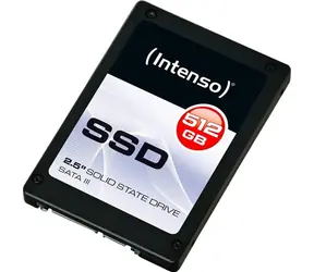 INTENSO Top Performance 512 GB / 2,5" SSD / SATA III / RW: 520 500 MBit/s / IOPS: 133 K / 128 K