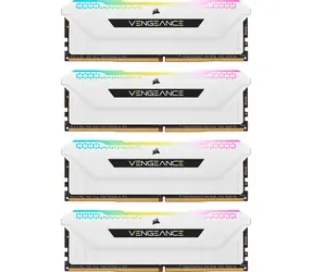 Corsair Vengeance RGB PRO SL Weiß 64 GB (4 x 16 GB) 3200 MHz / DDR4 / PC4-25600 / CL16-20-20-38 / 1,35 V / XMP2.0 