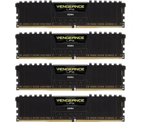 Corsair Vengeance LPX Schwarz 64 GB (4 x 16 GB) 3200 MHz / DDR4 / PC4-25600 / CL16-20-20-38 / 1,35 V / XMP2.0 
