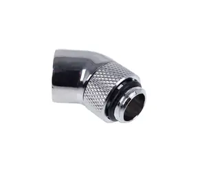 Alphacool Eiszapfen Winkeladapter 45° G1/4 > G1/4 chrom