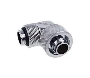 Alphacool Eiszapfen 16/10mm Klemmverschraubung drehbar 90° G1/4 chrom