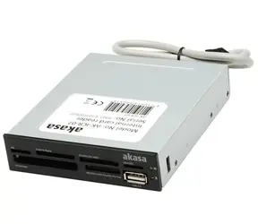 Akasa AK-ICR-07 interner Kartenleser / 3,5" / USB 2.0 