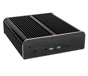 Akasa Newton S UCFF schwarz / Mini ITX / mit Netzteil / Aluminium / OEM / ohne Lüfter 