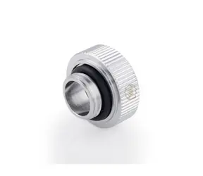 BitsPower TouchAqua Set 2x Adapter gerade G1/4 > 16 mm HardTube silber