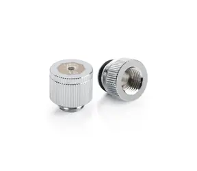 BitsPower TouchAqua Set mit 2x Anschlüssen für Wasserauslass G1/4 silber