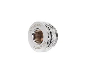 BitsPower Plug mit einem Loch in der Mitte zum Befüllen mit Wasser G1/4 silber