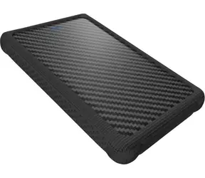 Icy Box IB-223U3a-B schwarz / Externe Box für 1x HDD/SSD / USB 3.0 / Silikonrahmen 