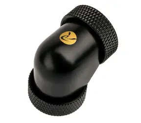 RAIJINTEK Pelias - D140906 6 Stück schwarz / für 14mm HardTube / G1/4" / 90° Winkel 