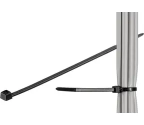 MicroConnect Kabelbinder 280 x 4,8 mm schwarz / 100 Stück