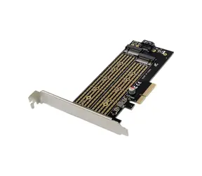 MicroConnect PCIe x4 M.2 B & M Key NVMe SSD-Adapter