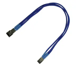 Nanoxia NX3PV3EB Verlängerungskabel 3-polig Molex 30cm blau / 9-2-017 / Single Sleeve