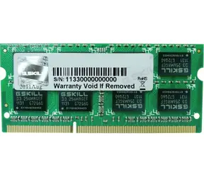 G.Skill 4 GB (1 x 4 GB) 1600 MHz / SO-DIMM / DDR3L / CL9-9-9-28 / 1,35 V 