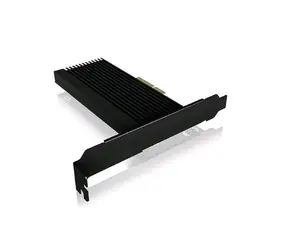 Icy Box IB-PCI208-HS Schwarz / Zusätzliche PCIe 4.0 x4 Karte / M.2 PCIe NVMe