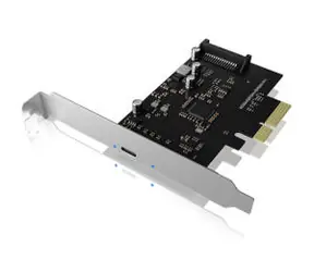 Icy Box IB-PCI1901-C32 schwarz-silber / zusätzliche PCIe x4 Karte / USB-C 