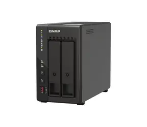 QNAP TS-253E-8G / Celeron J6412 2,6 GHz / 8 GB RAM / 2x 2,5" oder 3,5" SATA III / 4X USB / 2x 10GLAN