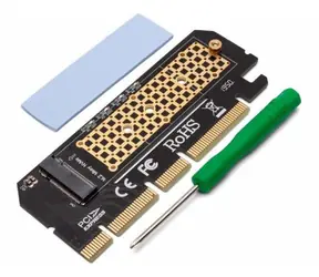 Savio AK-41 PCI-E M2 NVME Adapter / M.2 NVMe M-Key PCI-E 