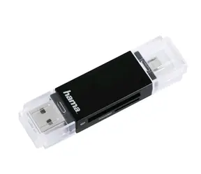 HAMA Basic SD-Kartenleser / USB-A / microUSB 