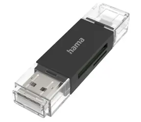 HAMA SD-Kartenleser / USB-A / microUSB 
