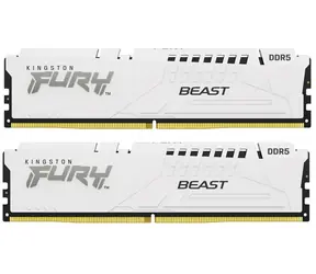 Kingston Fury Beast Weiß 32 GB (2 x 16 GB) DDR5 5600 MHz EXPO / CL36 / DIMM / On-Die ECC / EXPO / XMP / 1,25 V