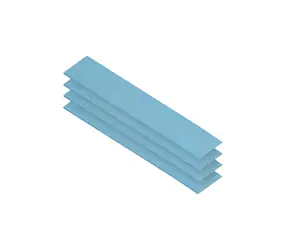 ARCTIC Wärmeleitpad TP-3 120 x 20 mm - 0,5 mm 4 Stück / Dichte 3,40 g pro cm3